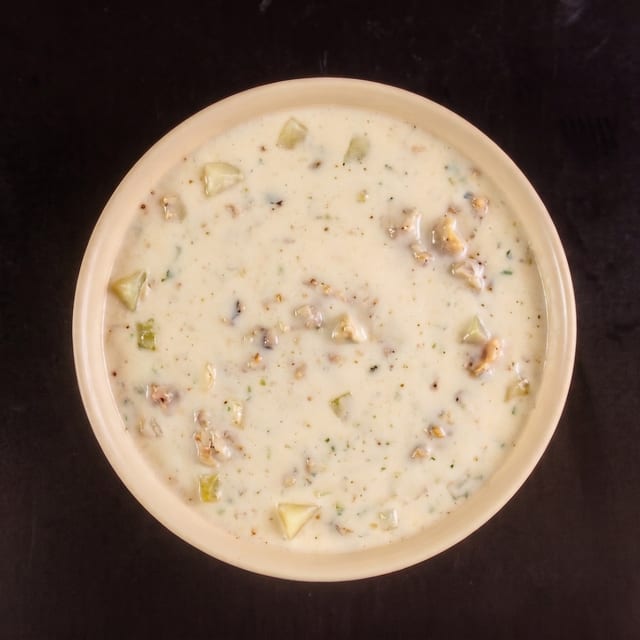 Shwings Clam Chowder.
