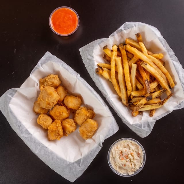 Fish Chips Half Pound.